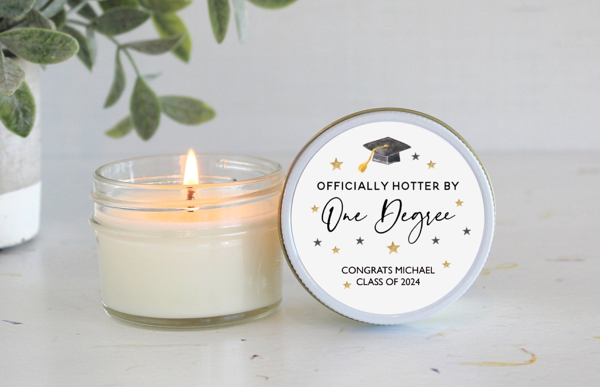 One Degree Hotter Graduation Party Favors - The Dancing Wick