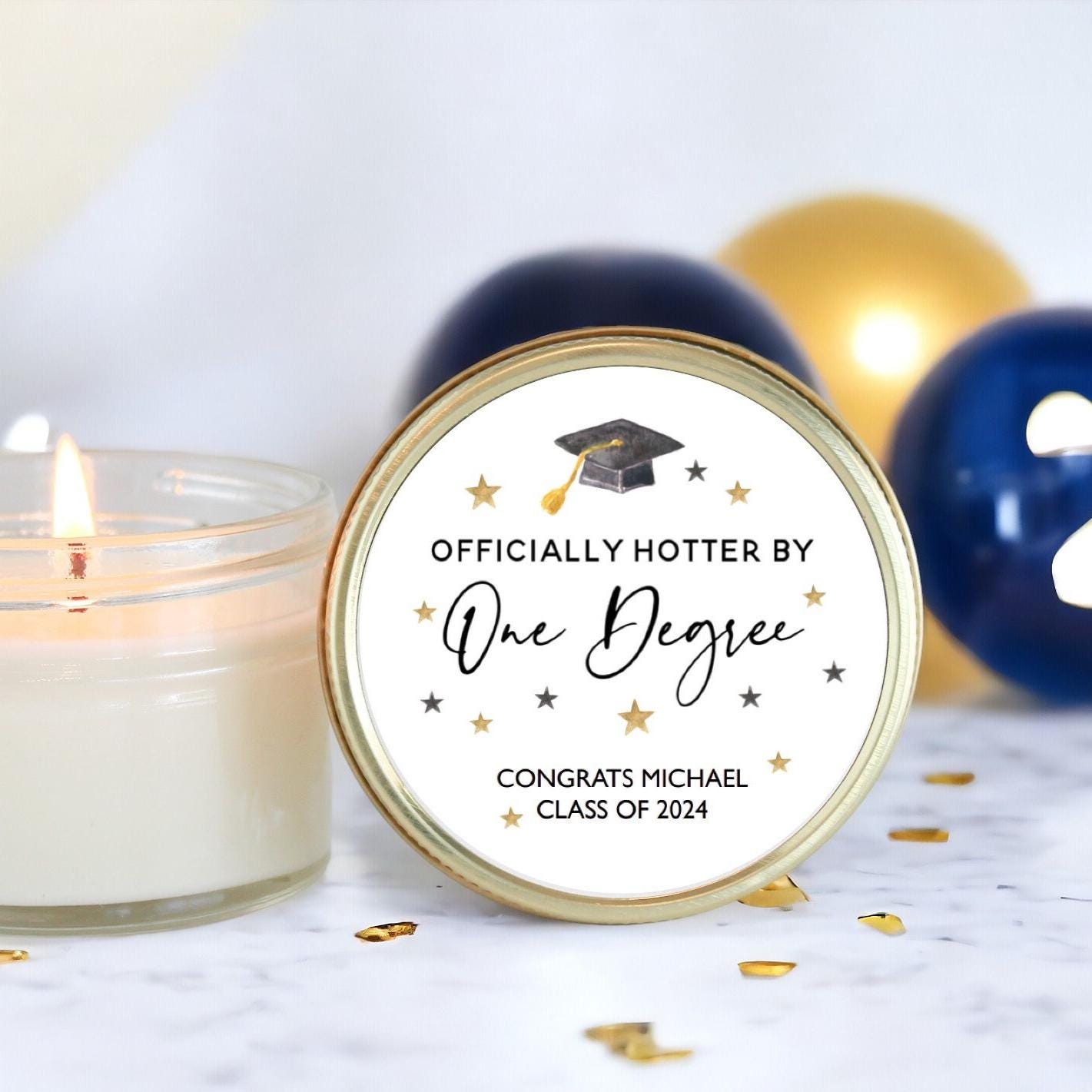 One Degree Hotter Graduation Party Favors - The Dancing Wick