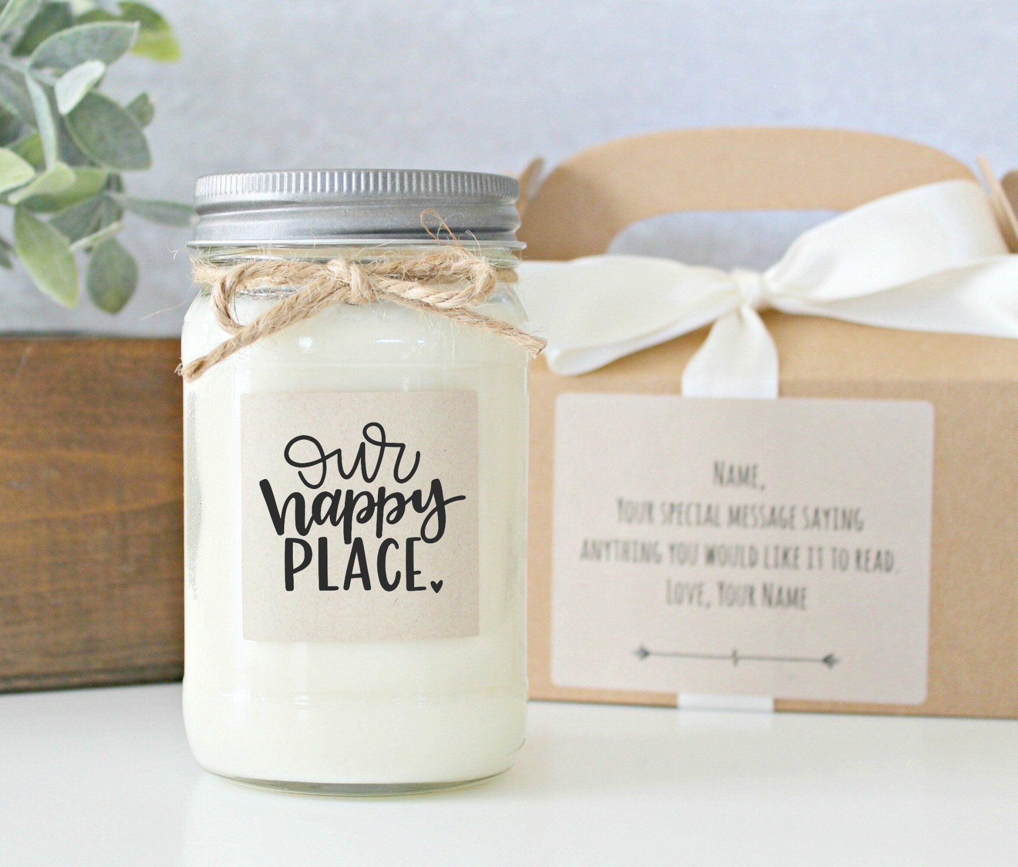 Our Happy Place Soy Candle - The Dancing Wick