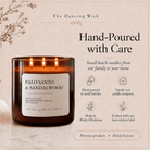 Palo Santo & Sandalwood - 3 Wick Everyday Tumbler Candle - The Dancing Wick