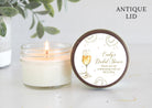 Pearls & Prosecco Candle Favors - The Dancing Wick