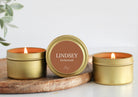 Personalized Bridesmaid Tins - The Dancing Wick