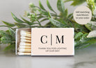 Personalized Initials Wedding Favor Tins-Set Of 10 - The Dancing Wick