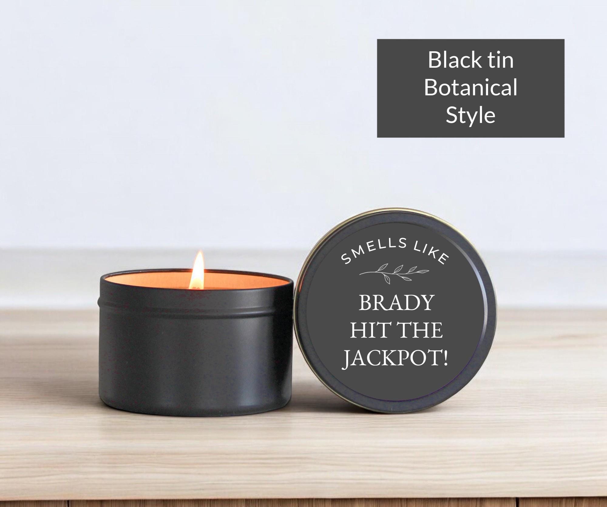 Personalized Wedding Favor Tins - The Dancing Wick