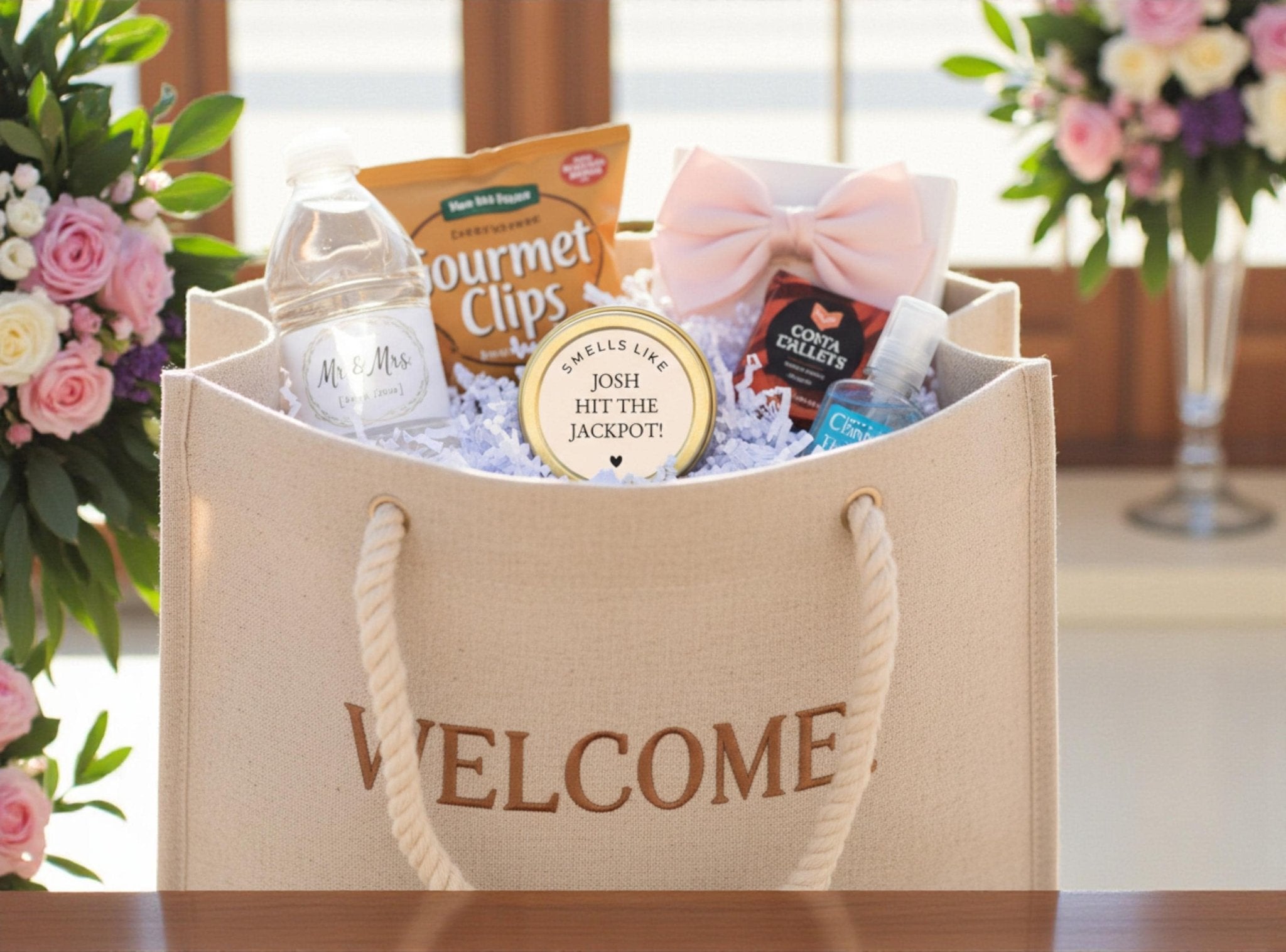 Personalized Wedding Favor Tins - The Dancing Wick