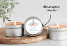 Peter Rabbit Baby Shower Favors Tins - Set of 10 - The Dancing Wick