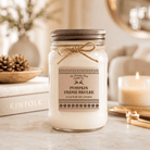 Pumpkin Creme Brulee - Kraft Winter Candle - The Dancing Wick