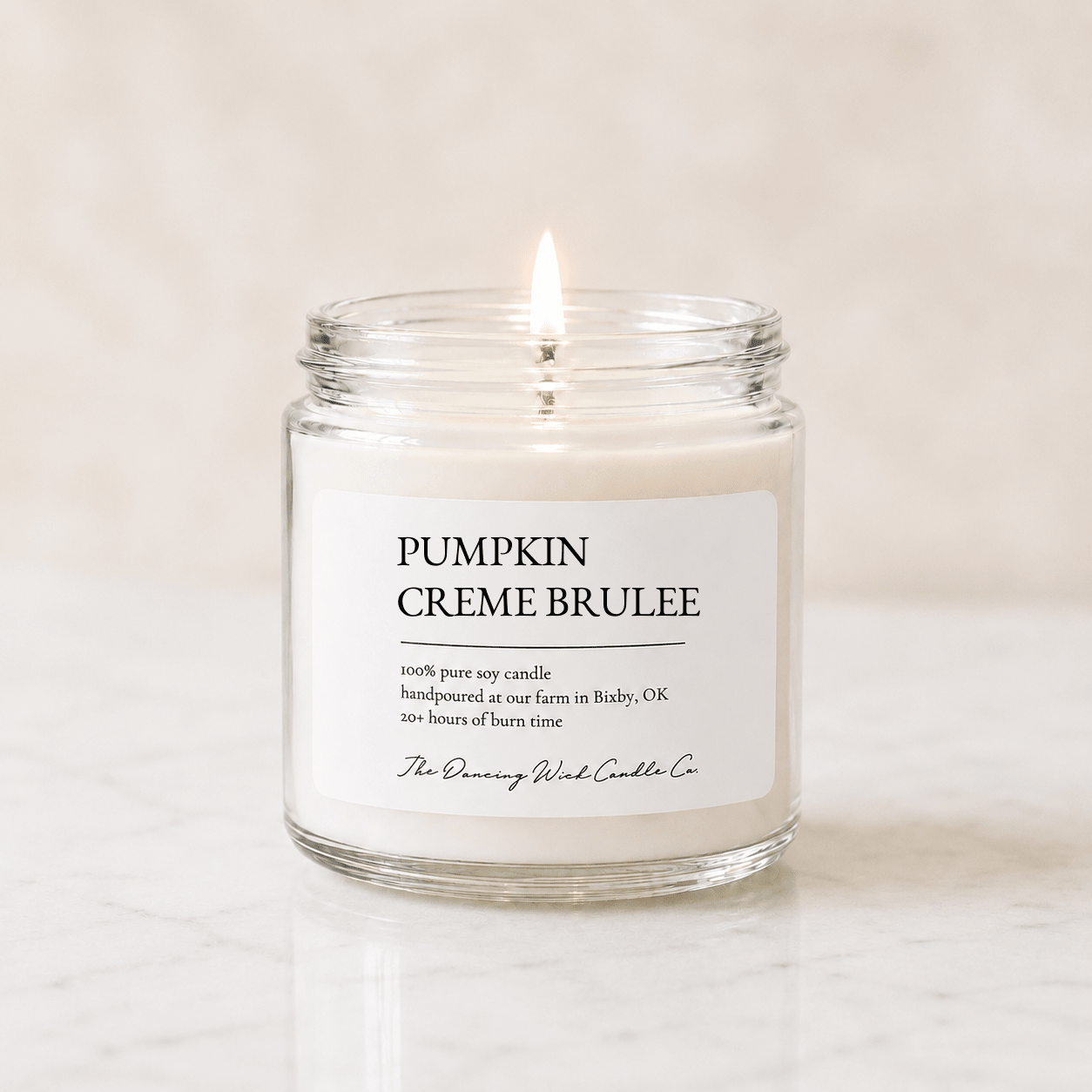 Pumpkin Creme Brulee - TDW Signature Candle - The Dancing Wick