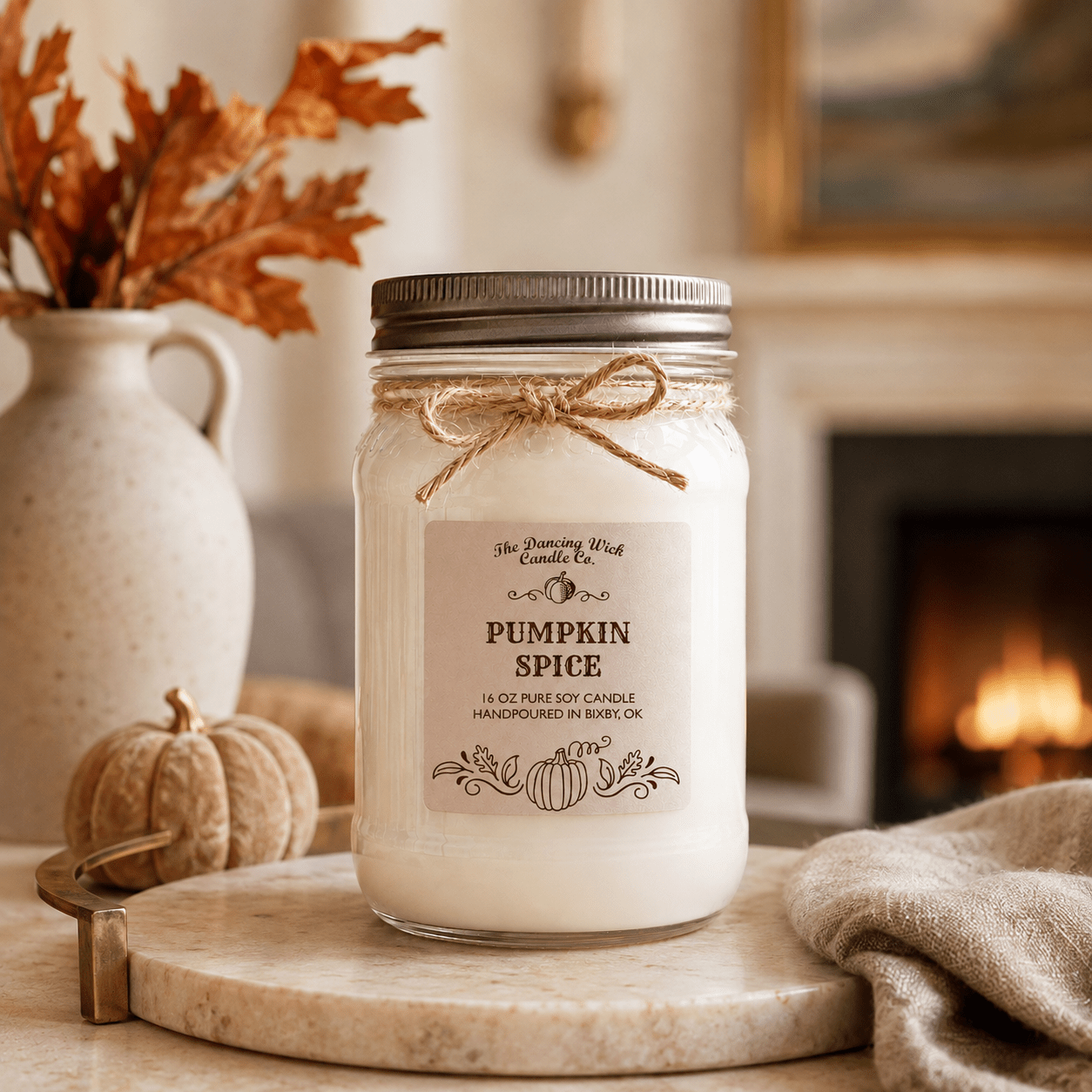 Pumpkin Patch - Fall Candle - The Dancing Wick
