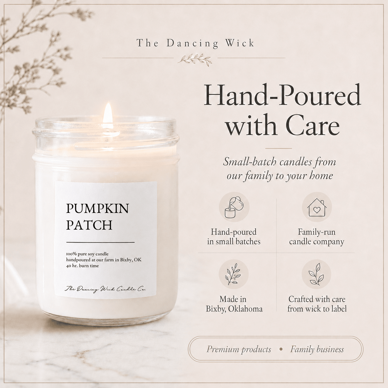 Pumpkin Patch - TDW Signature Candle - The Dancing Wick