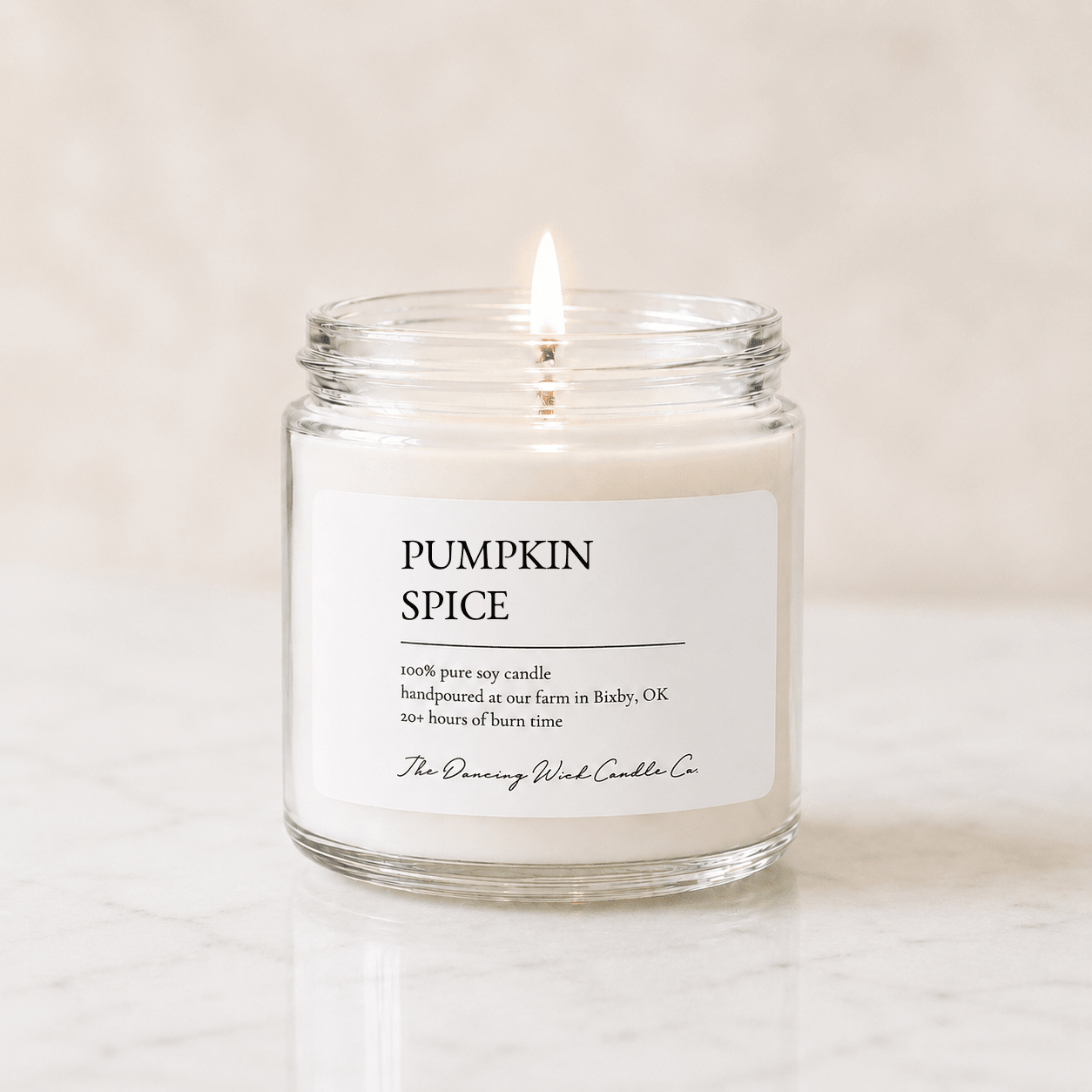 Pumpkin Spice - TDW Signature Candle - The Dancing Wick