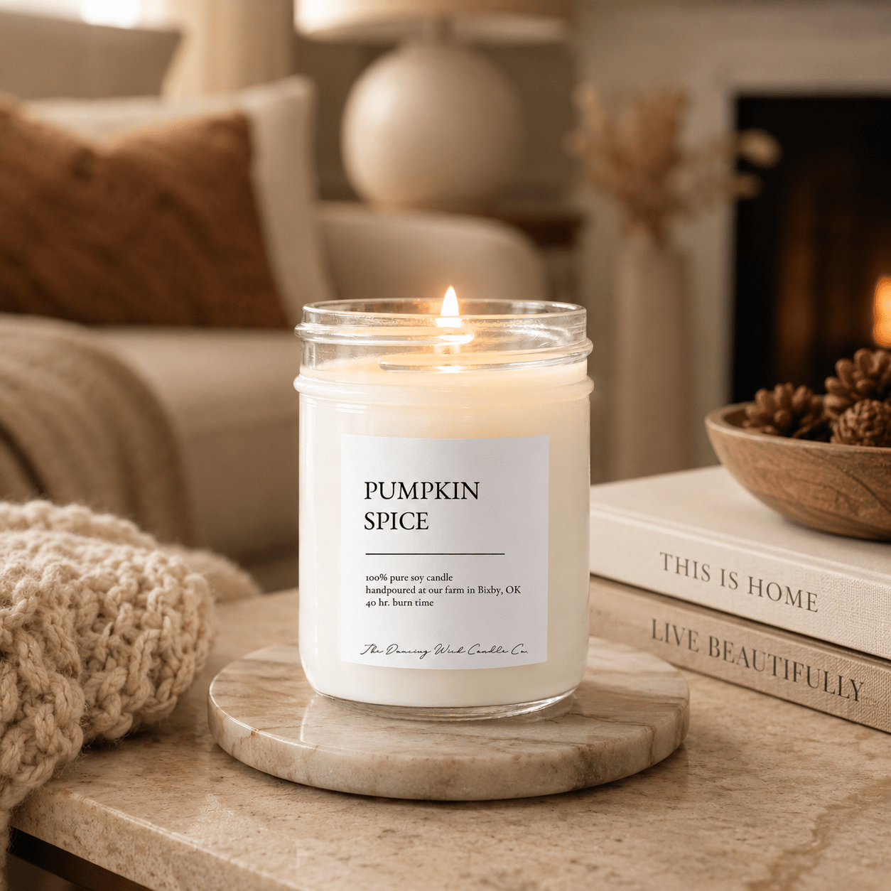 Pumpkin Spice - TDW Signature Candle - The Dancing Wick