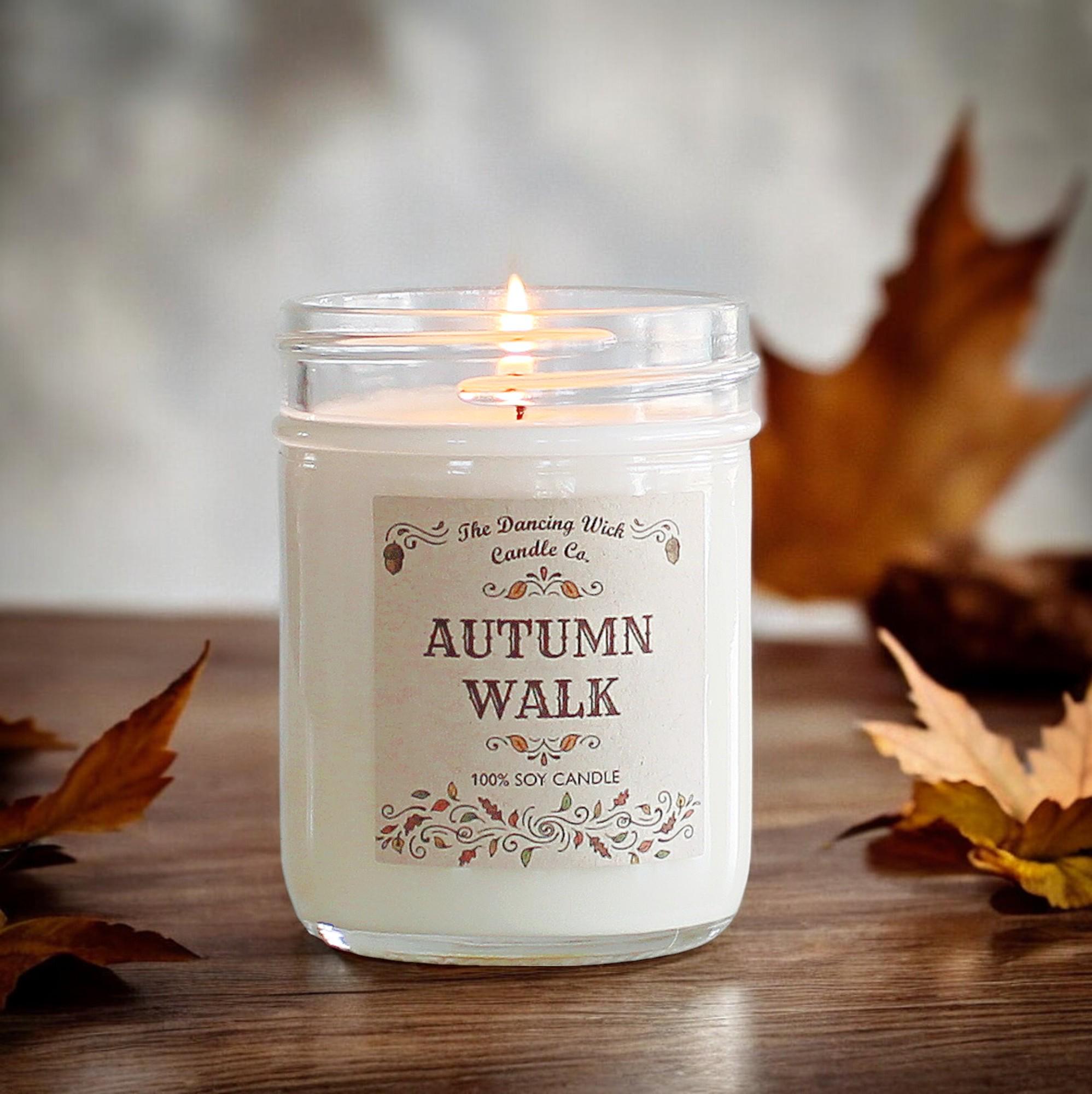 Set of 3 Fall 8 oz Candles - The Dancing Wick