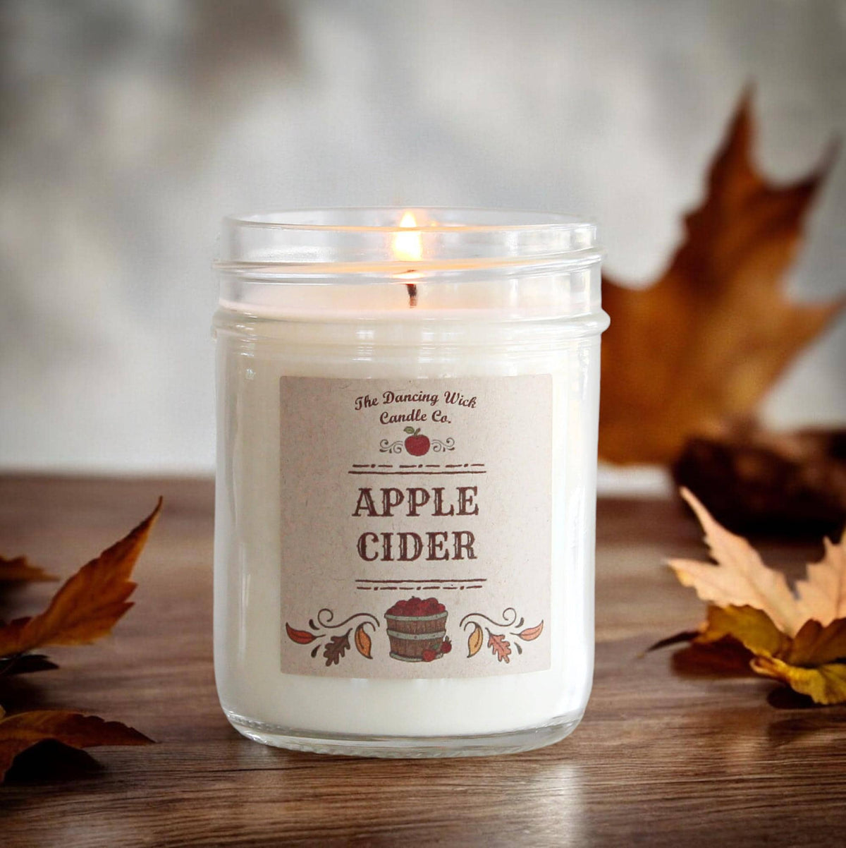 Set of 3 Fall 8 oz Candles - The Dancing Wick