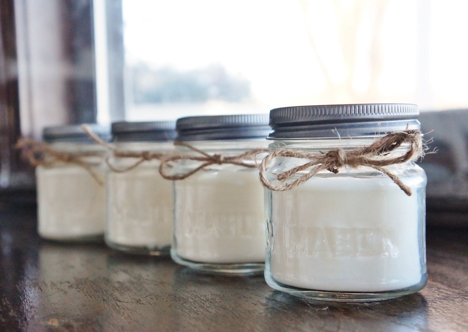 Set of 6 - 8 oz Christmas Candles - The Dancing Wick