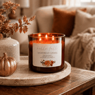 Shortbread Cookies - 3 Wick Fall Pumpkin Candle - The Dancing Wick