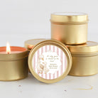 Silly Goose Baby Shower Favors – Personalized Candle Tins for Guests in Bulk, Set of 10 - The Dancing Wick