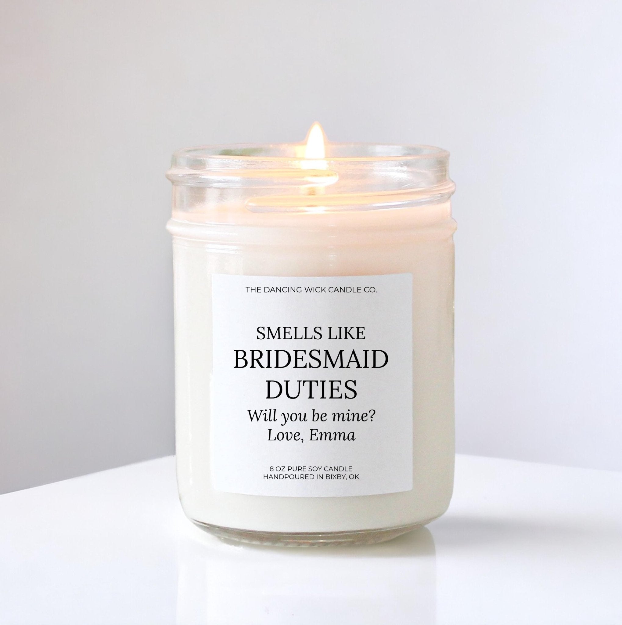Smells Like Bridesmaid Duties Candle - The Dancing Wick