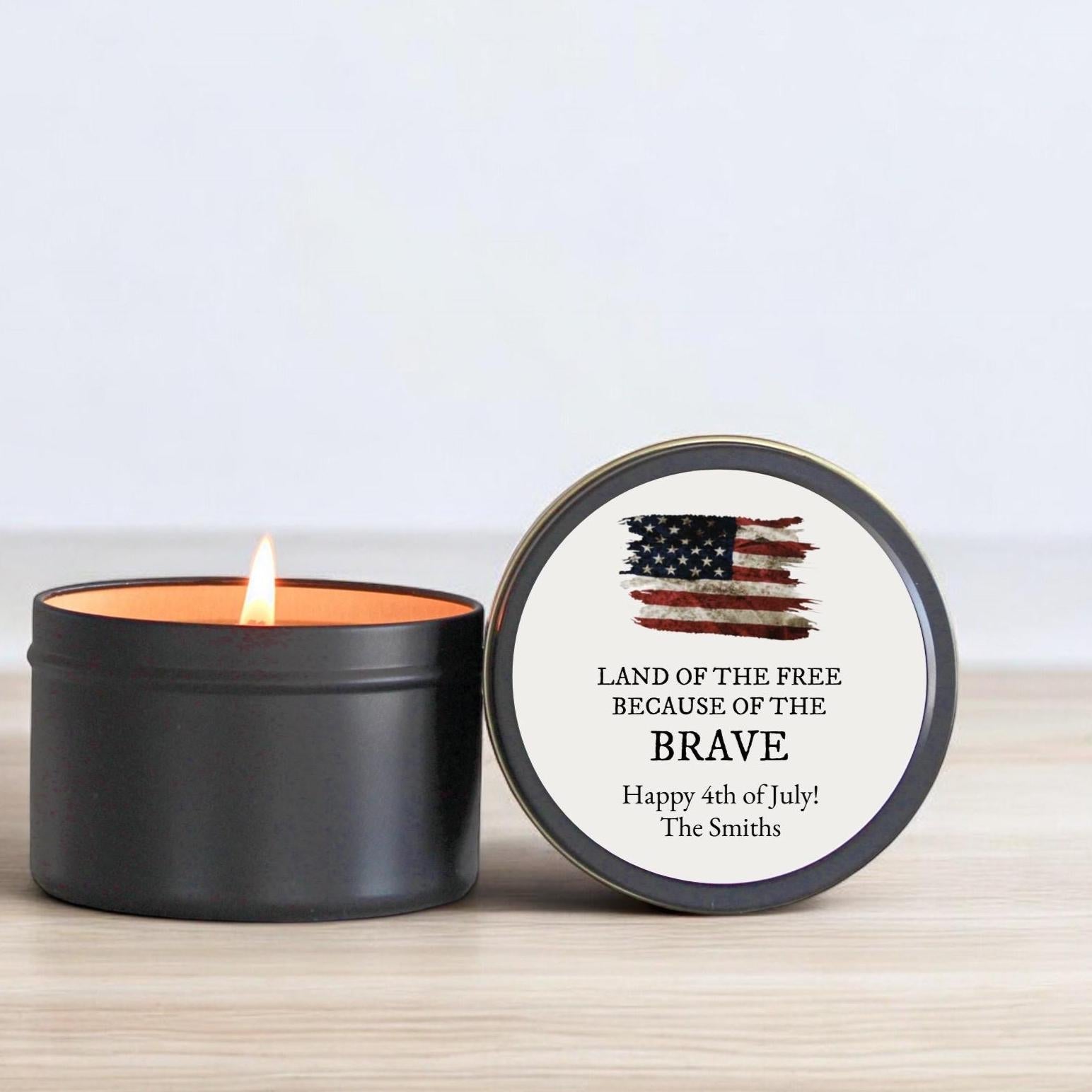 Smells Like Freedom Tins Set Of 10 - The Dancing Wick