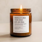 Smells like the End of an Era Amber Candle - The Dancing Wick