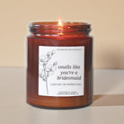 Smells Like You’re a Bridesmaid Amber Candle | Botanical Style - The Dancing Wick