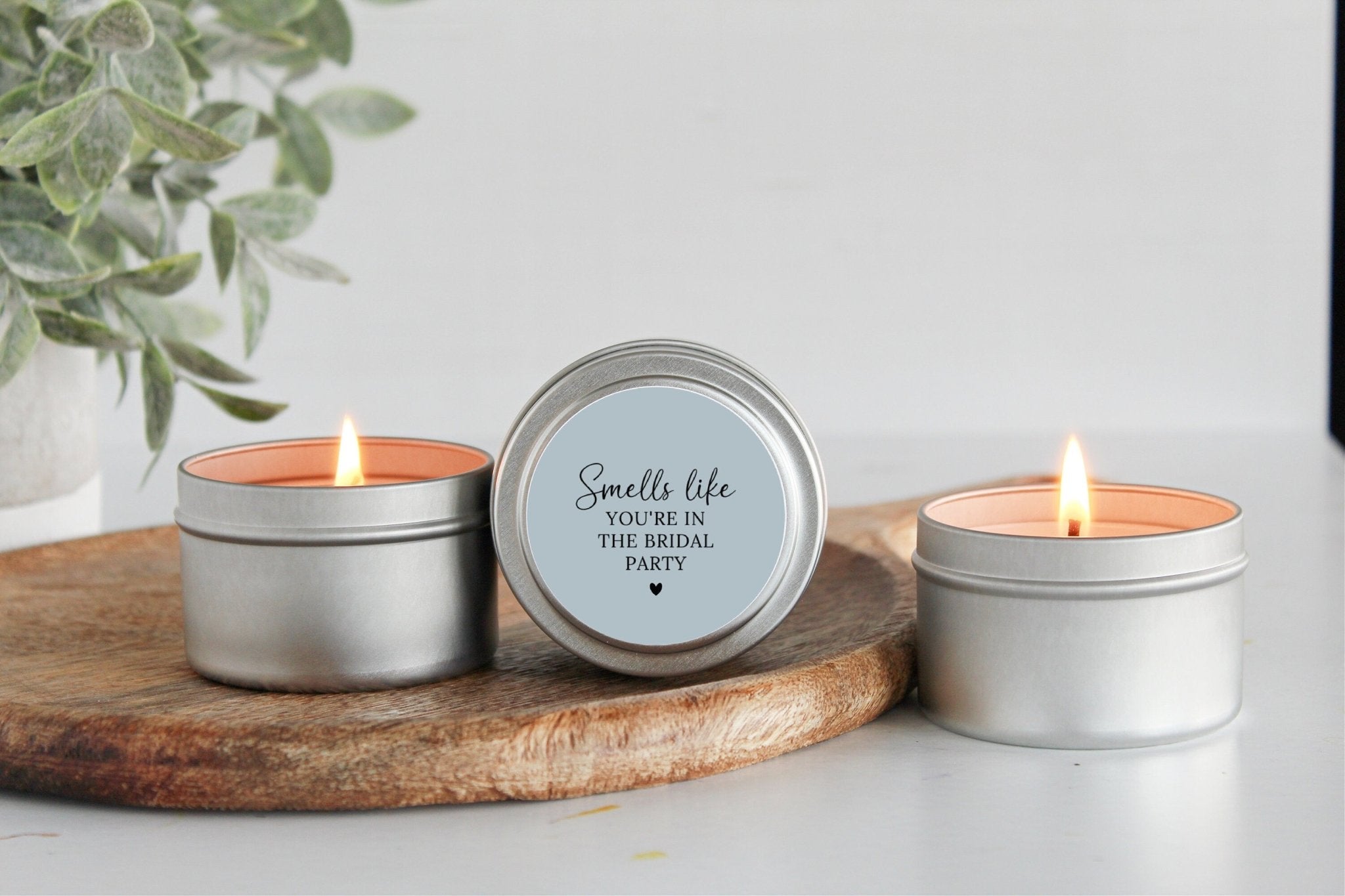 Smells Like You're in the Bridal Party Tins - The Dancing Wick