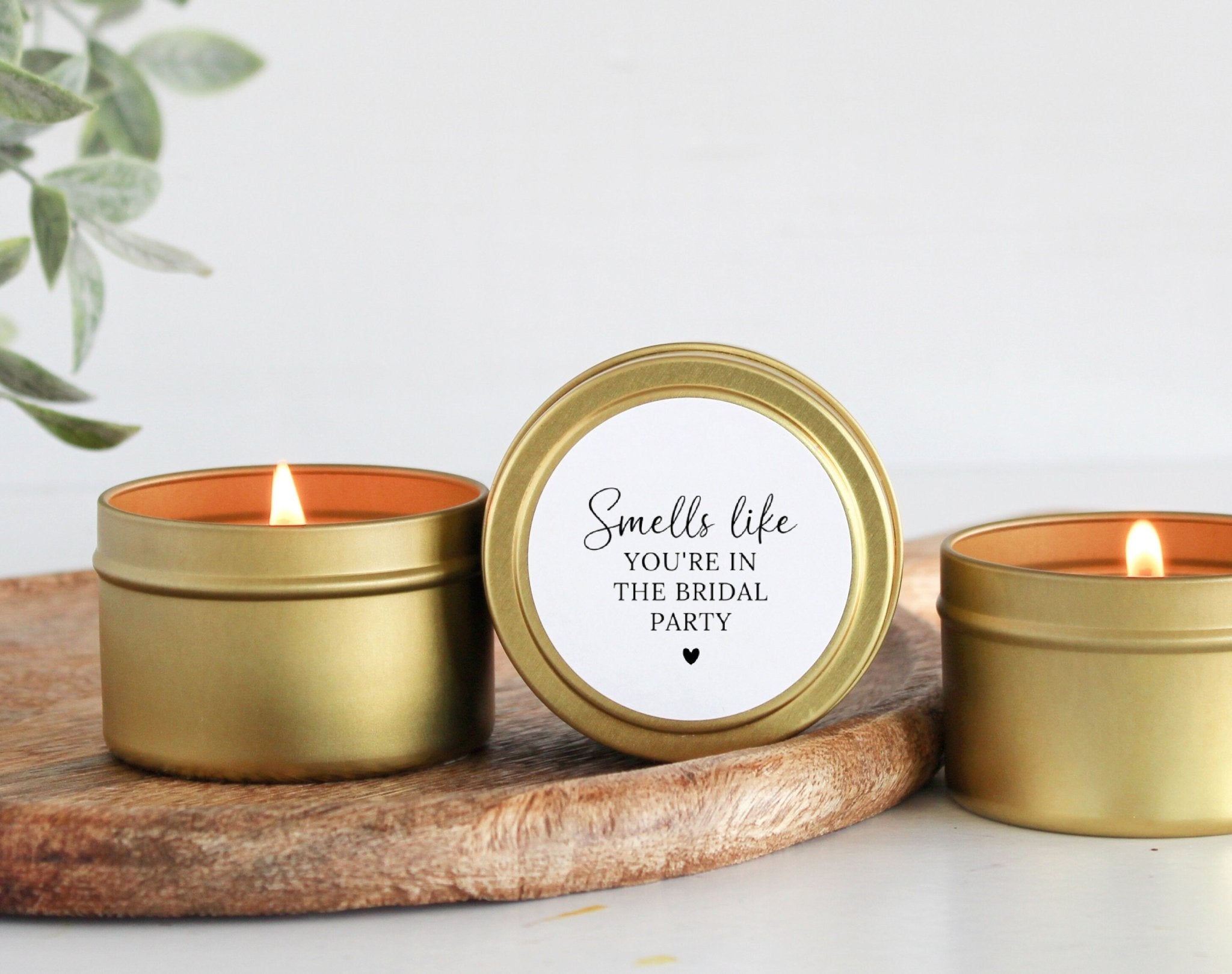 Smells Like You're in the Bridal Party Tins - The Dancing Wick