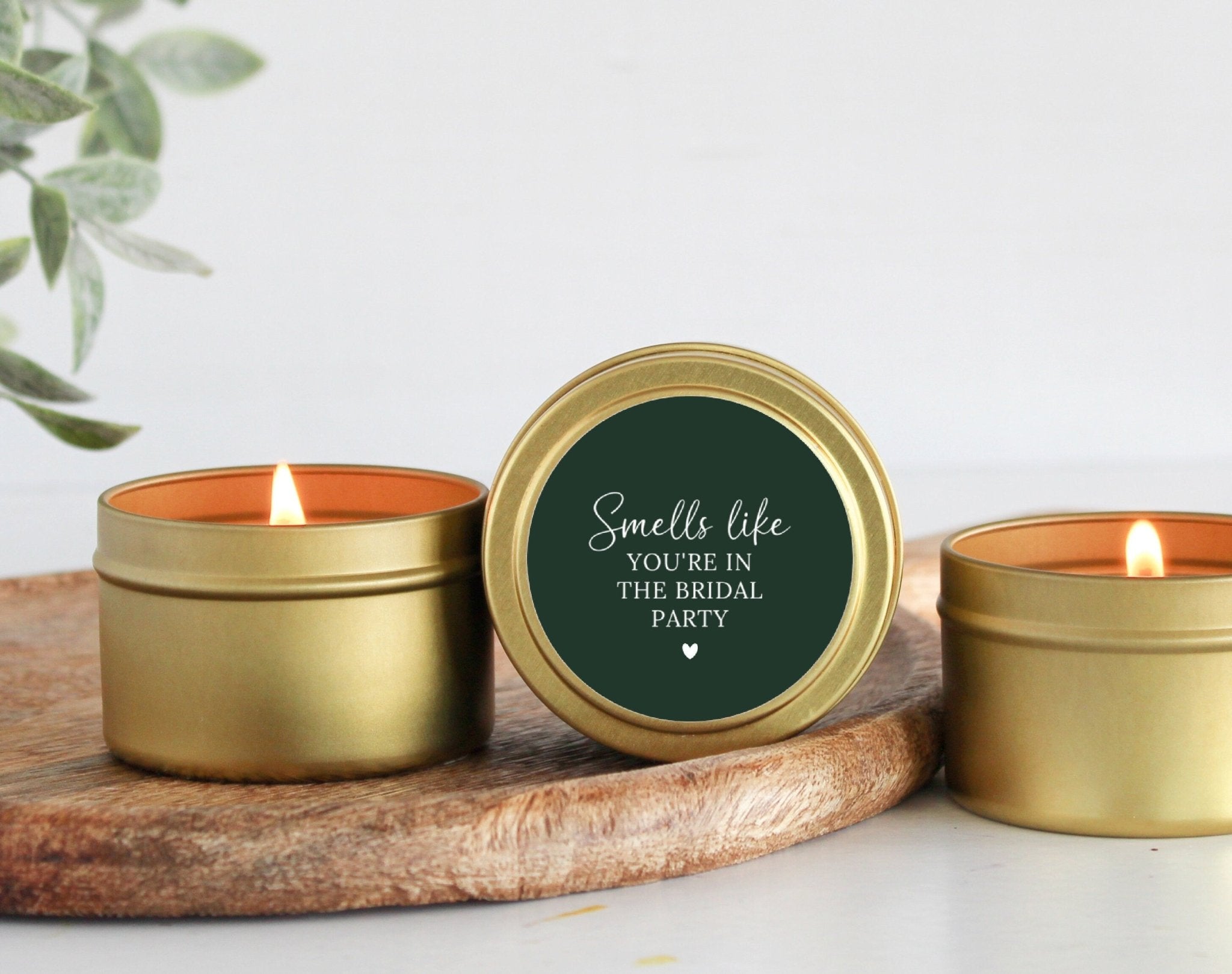Smells Like You're in the Bridal Party Tins - The Dancing Wick