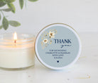 Something Blue Wildflower Favors - The Dancing Wick