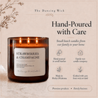 Strawberries & Champagne - 3 Wick Everyday Tumbler Candle - The Dancing Wick