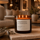 Strawberries & Champagne - 3 Wick Everyday Tumbler Candle - The Dancing Wick