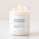 Strawberries & Champagne - TDW Signature Candle - The Dancing Wick