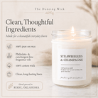Strawberries & Champagne - TDW Signature Candle - The Dancing Wick