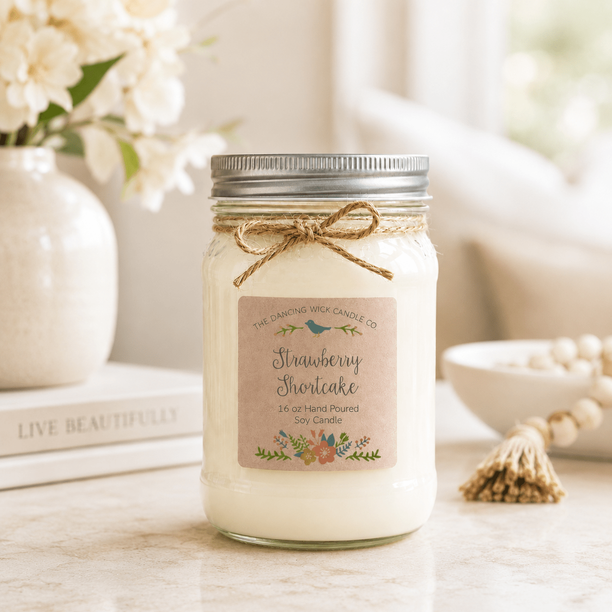 Strawberry Shortcake - Spring TDW Candle - The Dancing Wick