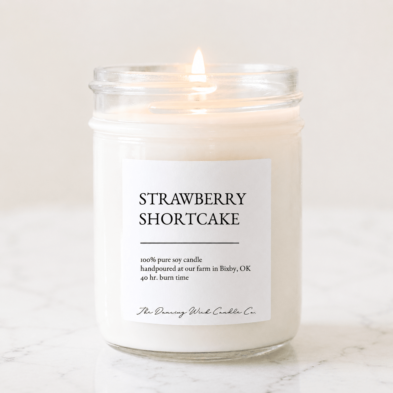 Strawberry Shortcake - TDW Signature Candle - The Dancing Wick