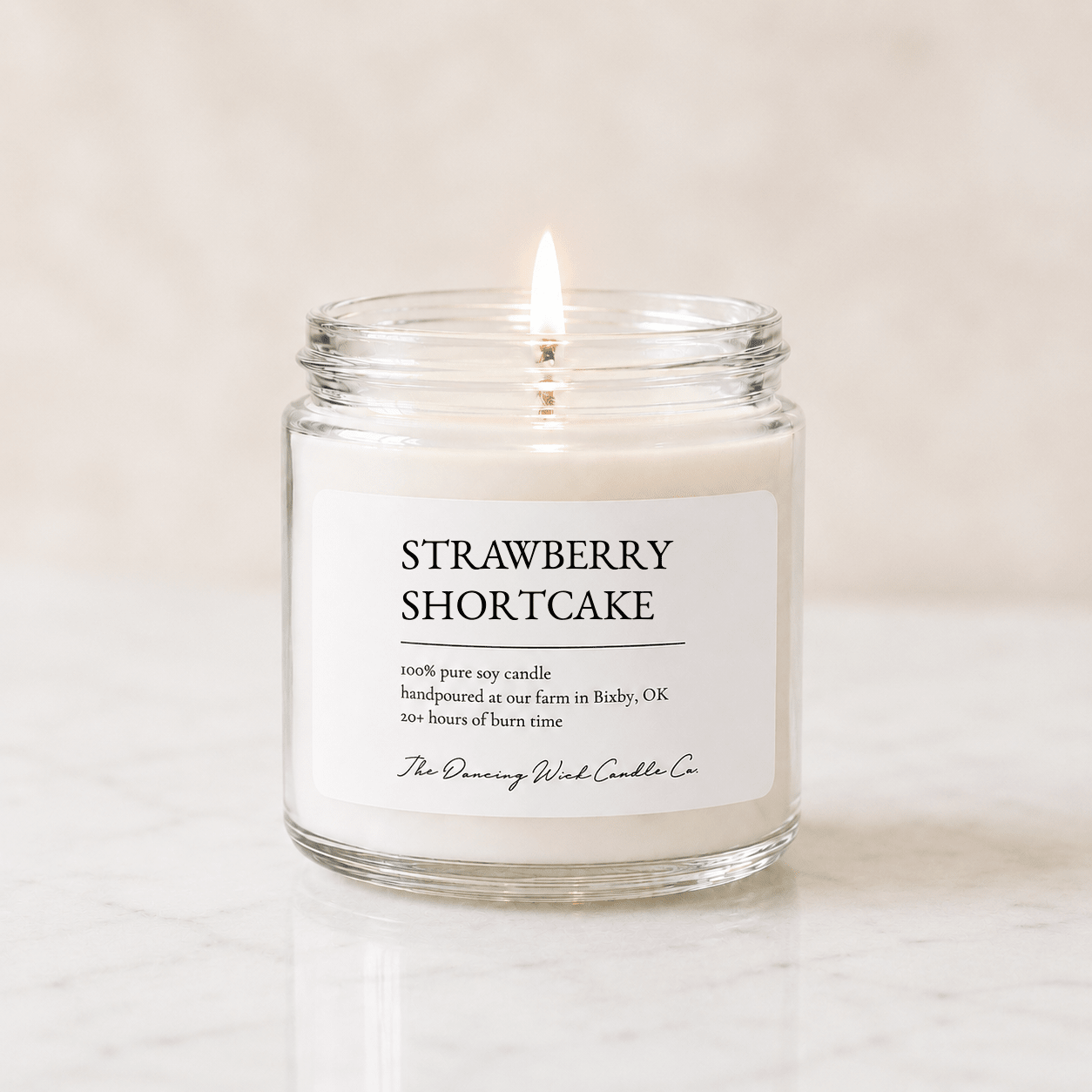 Strawberry Shortcake - TDW Signature Candle - The Dancing Wick