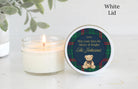 Tartan Plaid Teddy Bear Favor - The Dancing Wick