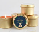 Tartan Plaid Teddy Bear Tin - The Dancing Wick