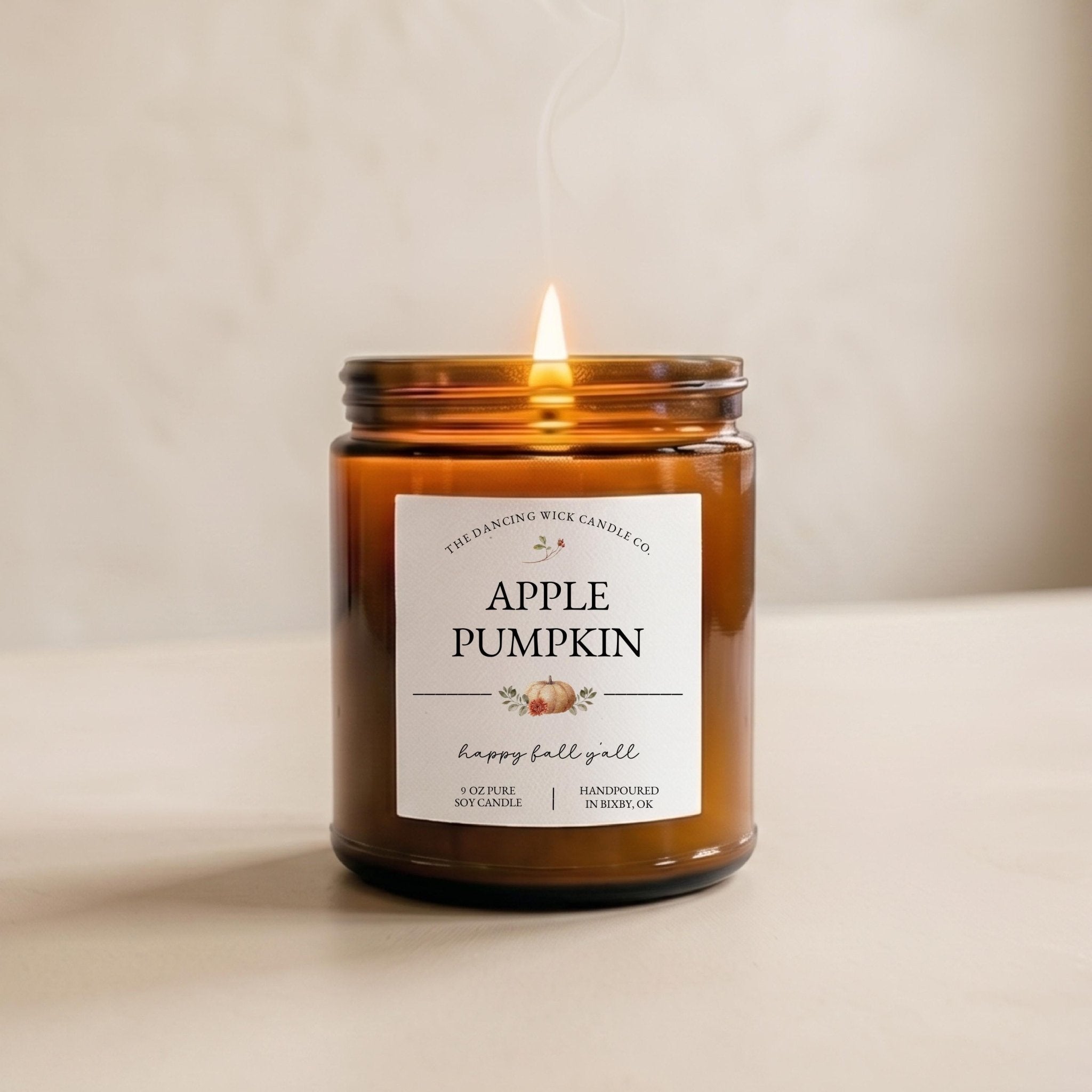 TDW Amber Fall Candle - The Dancing Wick