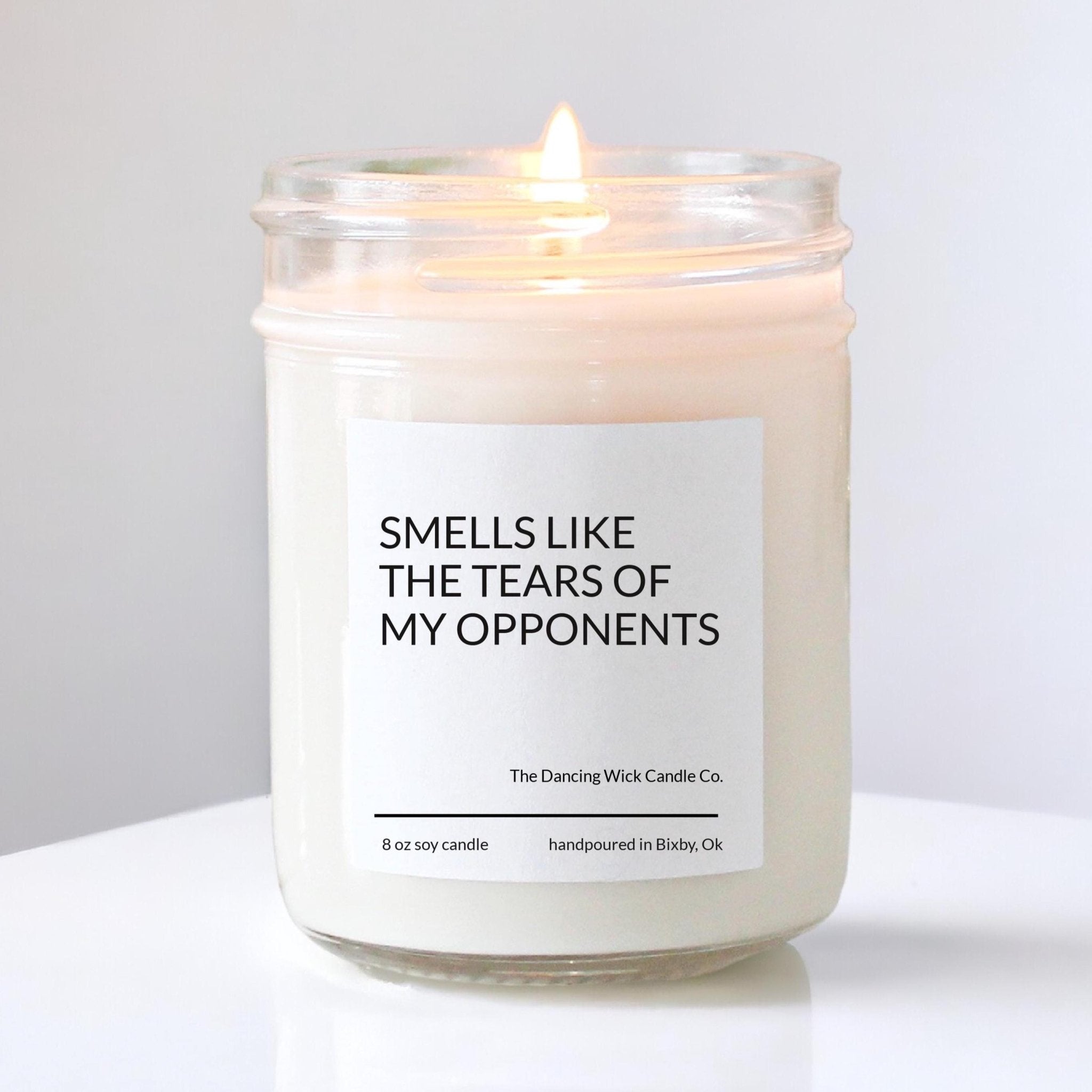 Tears of My Opponents Candle - The Dancing Wick