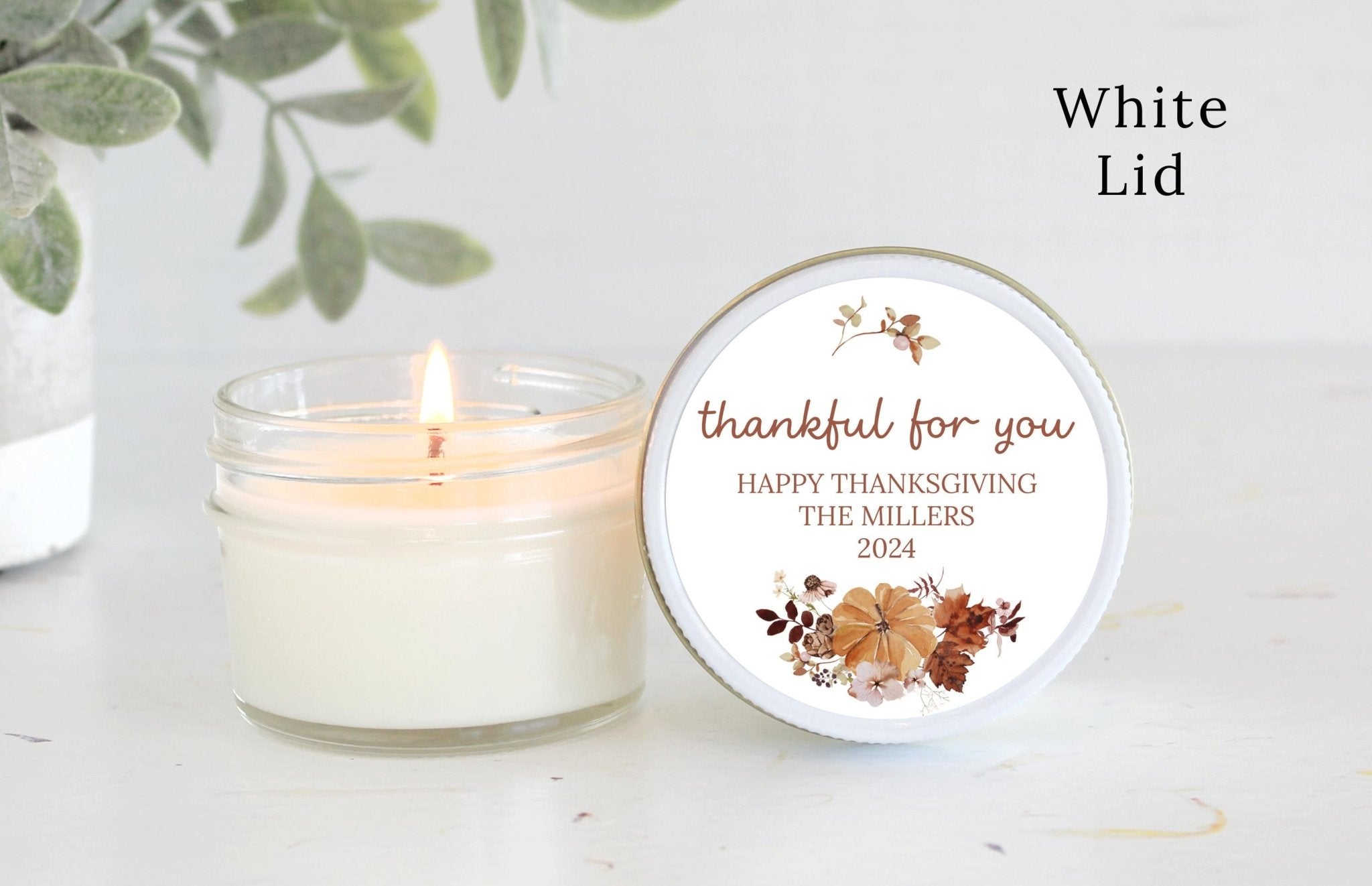 Thanksgiving Candle Favors - The Dancing Wick