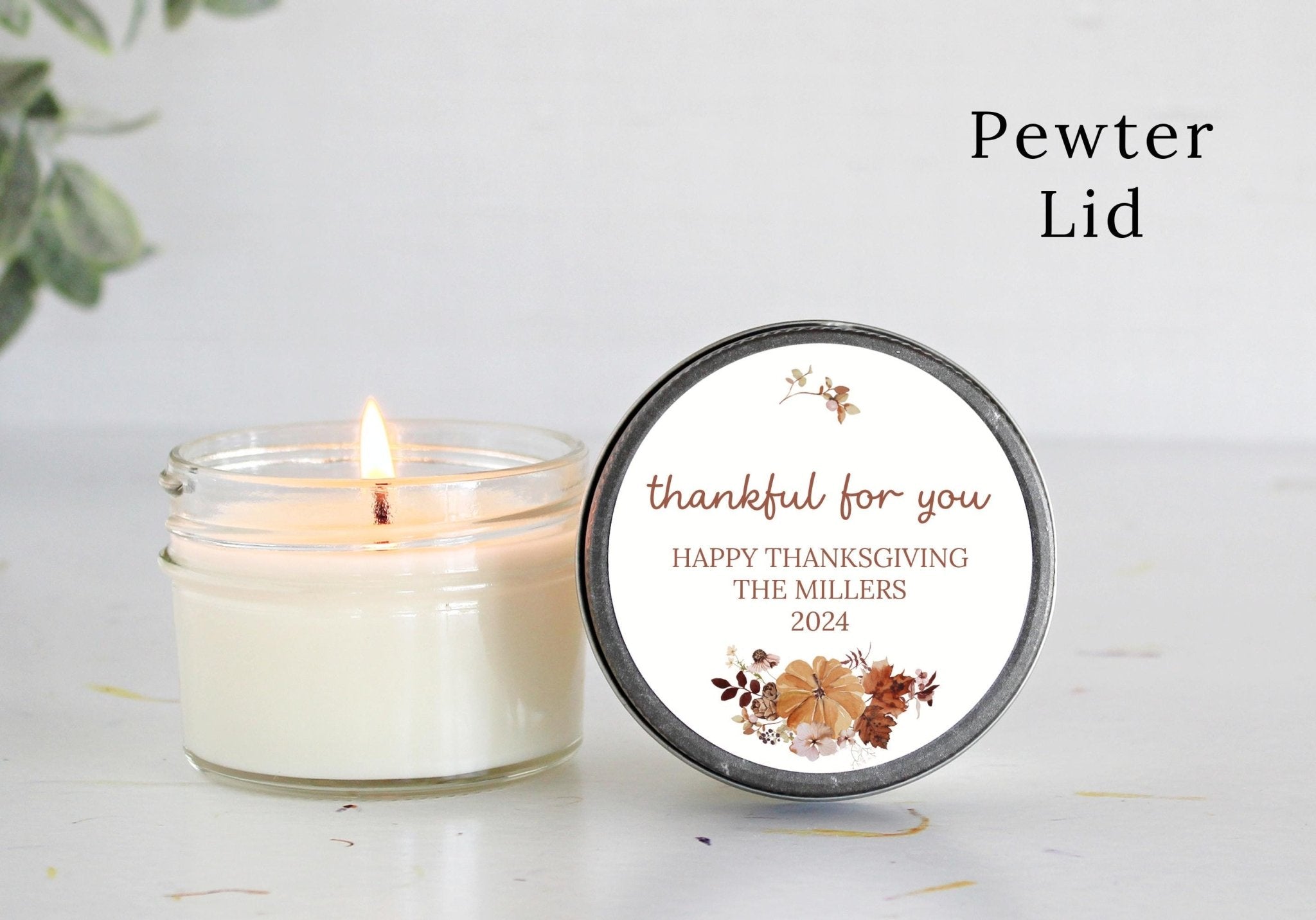 Thanksgiving Candle Favors - The Dancing Wick