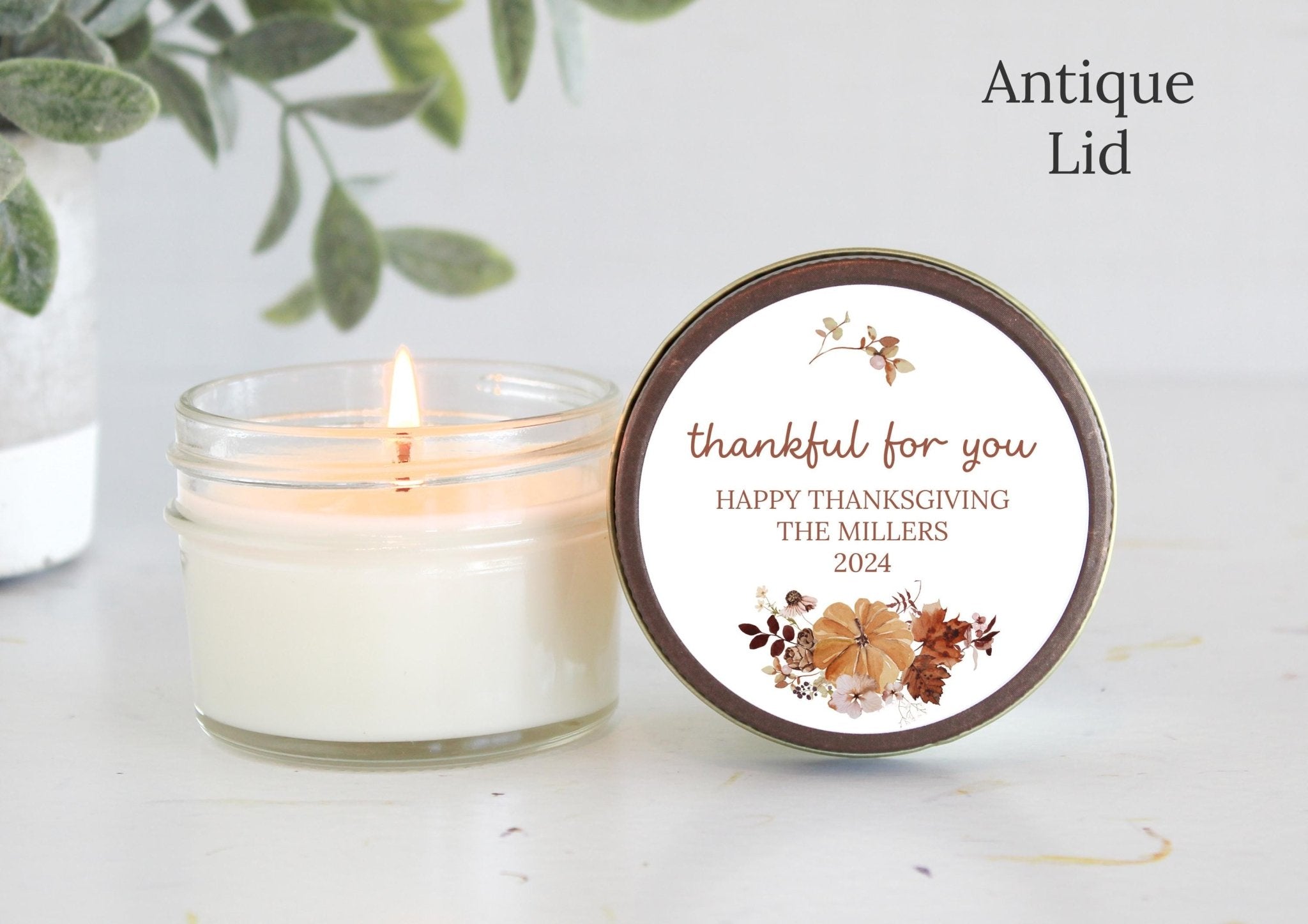 Thanksgiving Candle Favors - The Dancing Wick