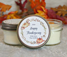 Thanksgiving Fall Leaves Favor - The Dancing Wick
