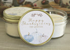 Thanksgiving Table White Pumpkin Favor - The Dancing Wick