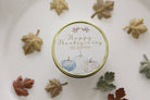 Thanksgiving Table White Pumpkin Favor - The Dancing Wick