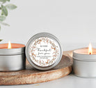 Thanksgiving Tins - Set of 10 - The Dancing Wick