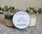 Thanksgiving White Pumpkin Classic Favors - The Dancing Wick