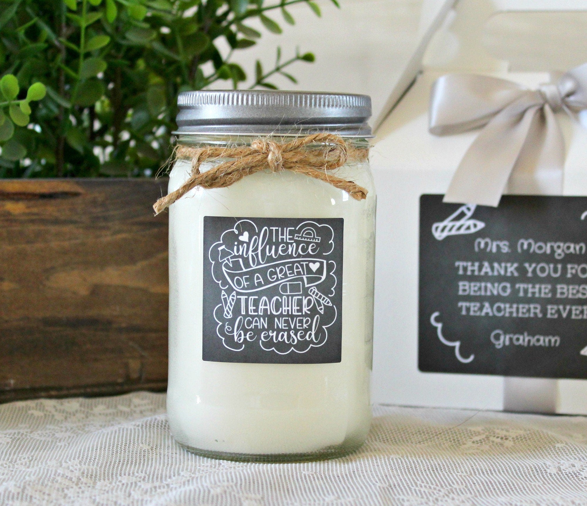 The Influence Of A Teacher Can Never Be Erased Candle - The Dancing Wick