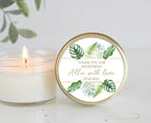 Tropical Bridal Shower Favor Candles - The Dancing Wick
